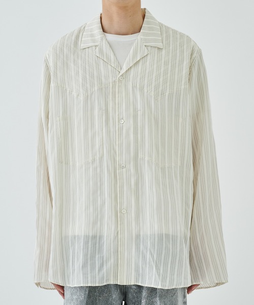 saby/サバイ】STUDIOUS別注 STRIPE SHIRT（シャツ/ブラウス