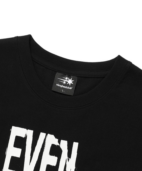 NICE GHOST CLUB（ナイスゴーストクラブ）の「【UNISEX】niceghostclub／CRUMPLED T 2124386（Tシャツ/カットソー・レディース・ホワイト/ブラック・MEDIUM/SMALL/LARGE）」の9枚目の写真