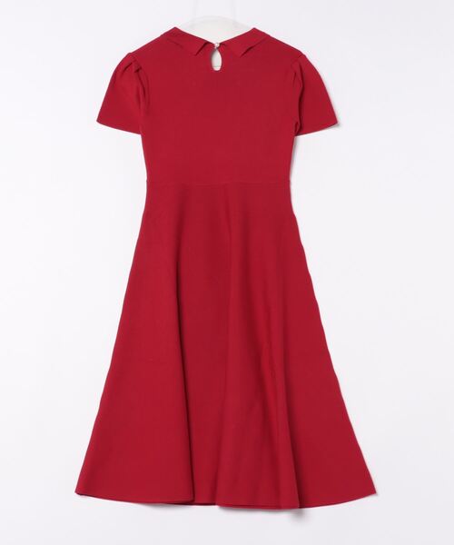 SWINGLE（スウィングル）の「シャツカラーエレガンスニットワンピース（ワンピース・レディース・ブラック/ライトベージュ/レッド・FREE）」の15枚目の写真