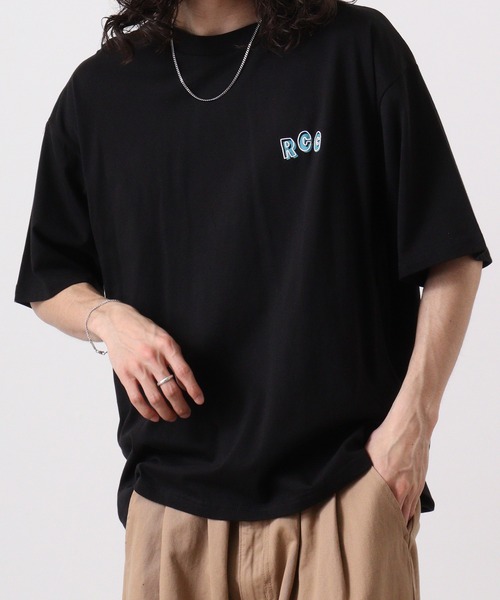 Red Cap Girl(レッドキャプガール)の「REDCAPGIRL 天竺 バックプリント ルーズシルエット半袖Tシャツ(Tシャツ/カットソー・メンズ・ホワイト/ブラック/アッシュグレー/ブルー・L/M)」の20枚目の写真