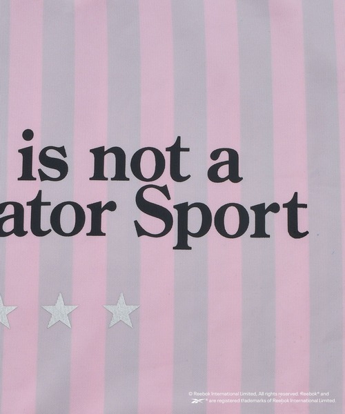 Reebok（リーボック）の「【WEB限定】【Reebok別注】半袖ゲームシャツ（Tシャツ/カットソー・メンズ・ブラック/ホワイト/ピンク・LARGE/MEDIUM）」の4枚目の写真