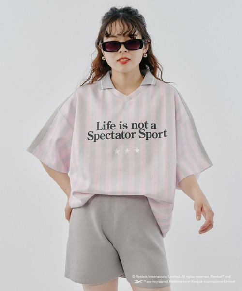 Reebok（リーボック）の「【WEB限定】【Reebok別注】半袖ゲームシャツ
