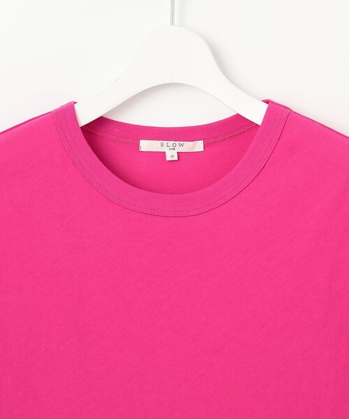 【セール】【SLOW/一部店舗限定】シアーツイストシングルジャージー ノースリーブ カットソー（Tシャツ/カットソー）｜23区（ニジュウサンク）