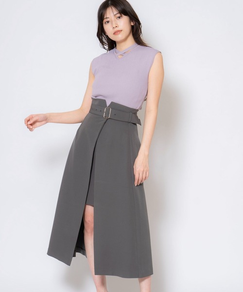 NOELA(ノエラ)の「クロスストラップノースリニット(ニット/セーター・レディース・ブラック/グレー/ブラウン・フリー)」の21枚目の写真