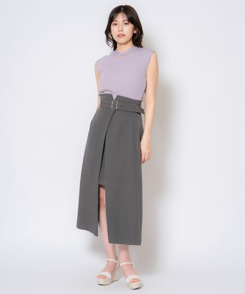 NOELA(ノエラ)の「クロスストラップノースリニット(ニット/セーター・レディース・ブラック/グレー/ブラウン・フリー)」の20枚目の写真