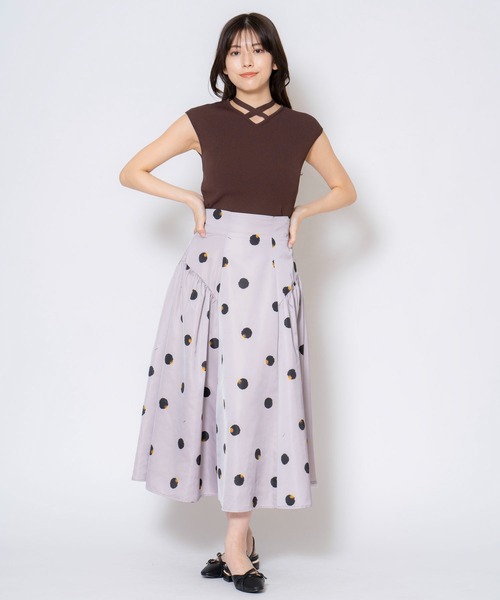 NOELA(ノエラ)の「クロスストラップノースリニット(ニット/セーター・レディース・ブラック/グレー/ブラウン・フリー)」の16枚目の写真