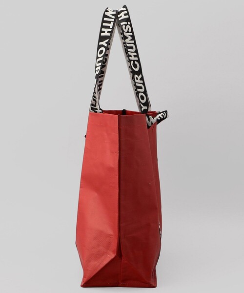 CHUMS（チャムス）の「CHUMS/チャムス Booby Camp Tote M / ブービーキャンプトートM（トートバッグ・メンズ・レッド・ONE SIZE）」の11枚目の写真