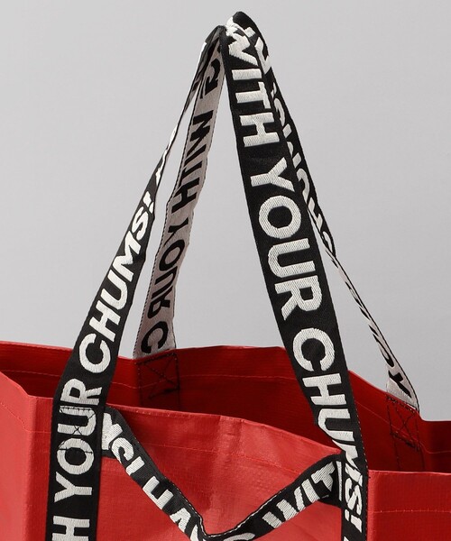 CHUMS（チャムス）の「CHUMS/チャムス Booby Camp Tote M / ブービーキャンプトートM（トートバッグ・メンズ・レッド・ONE SIZE）」の5枚目の写真