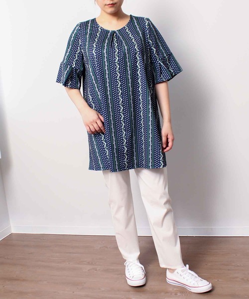 MB mint breeze（エムビーミントブリーズ）の「【L～6L 大きいサイズ】サマーストレッチレギンスパンツ（その他パンツ・レディース・オフホワイト/ベージュ/ブラック・LL/5L/4L/3L/L）」の7枚目の写真