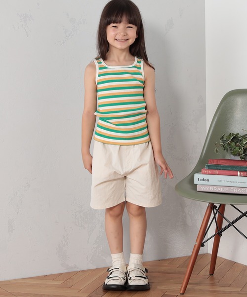 FOUND GOOD（ファウンドグッド）の「アクティブショーツ（その他パンツ・キッズ・グリーン系2/アイボリー/ブラック/ブルー系5/レッド系5・120cm/130cm/140cm/150cm/110cm）」の2枚目の写真