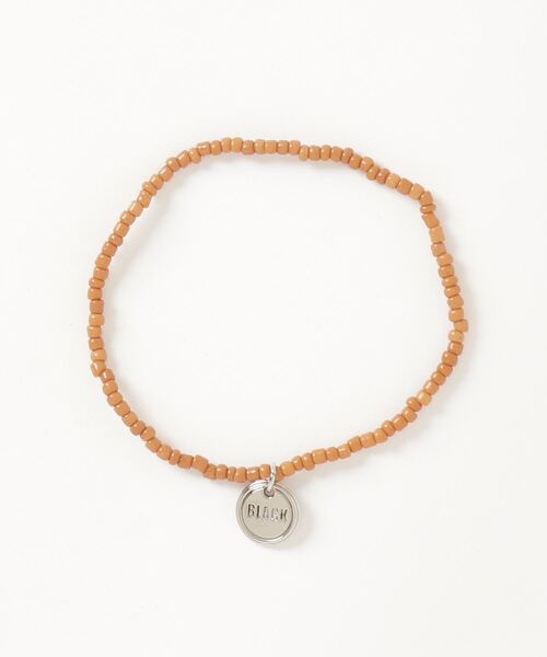 DOUBLE STEAL（ダブルスティール）の「ビーズ アンクレット（アンクレット・メンズ・ゴールド/バーガンディー/ブラック/チャコールグレー/ライトブラウン・FREE）」の6枚目の写真