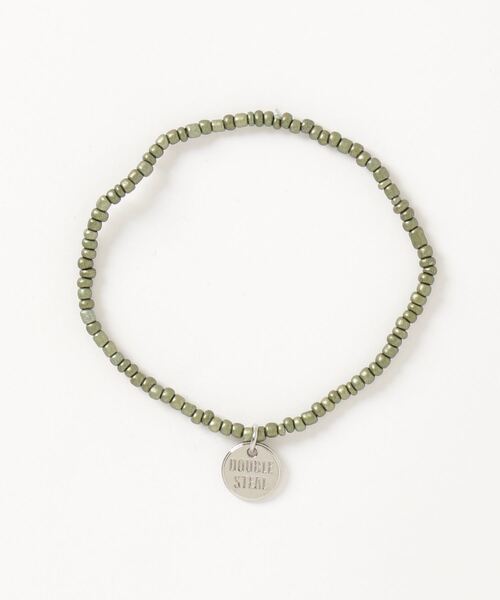 DOUBLE STEAL（ダブルスティール）の「ビーズ アンクレット（アンクレット・メンズ・ゴールド/バーガンディー/ブラック/チャコールグレー/ライトブラウン・FREE）」の11枚目の写真