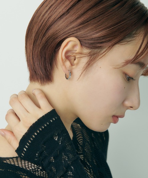 GOLDY（ゴールディ）の「チャビー ハート フープ ピアス（ピアス（両耳用）・レディース・ゴールド/その他1/その他2/シルバー・FREE）」の7枚目の写真