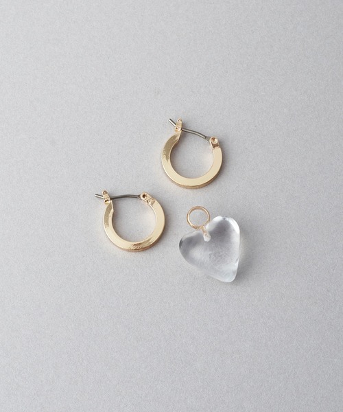 GOLDY（ゴールディ）の「チャビー ハート フープ ピアス（ピアス（両耳用）・レディース・ゴールド/その他1/その他2/シルバー・FREE）」の8枚目の写真