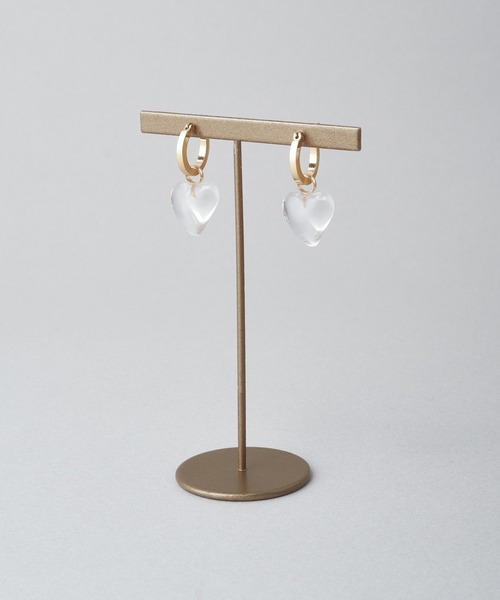 GOLDY（ゴールディ）の「チャビー ハート フープ ピアス（ピアス（両耳用）・レディース・ゴールド/その他1/その他2/シルバー・FREE）」の9枚目の写真