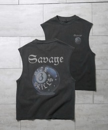 Ritzy（リッツィー）の「16/天竺 プリントノースリーブ レディース メンズ（Tシャツ/カットソー）」