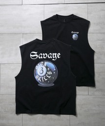 Ritzy（リッツィー）の「16/天竺 プリントノースリーブ レディース メンズ（Tシャツ/カットソー）」