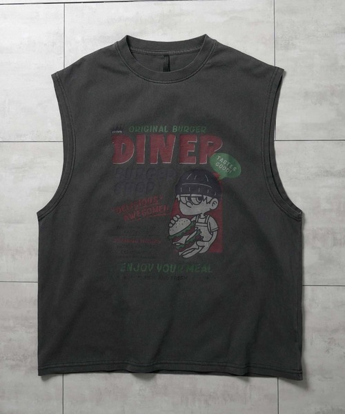 Ritzy(リッツィー)の「16/天竺 プリントノースリーブ レディース メンズ(Tシャツ/カットソー・メンズ・ブラック/モカ/ブラック系その他2/ブラウン系その他/ブラック系その他/ブラウン系その他2/その他/その他6/ブラック系その他3/ブラック系その他5/その他4/その他7/ブラック系その他4/ブラック系その他6/ブラック系1/その他8/その他1/その他2/その他3/その他5/ブラック系・LARGE/X-LARGE/MEDIUM/L/M/S/SMALL/XL)」の5枚目の写真