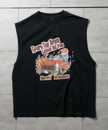 Ritzy（リッツィー）の「16/天竺 プリントノースリーブ レディース メンズ（Tシャツ/カットソー）」