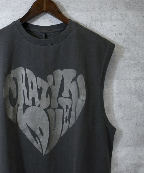 Ritzy(リッツィー)の「16/天竺 プリントノースリーブ レディース メンズ(Tシャツ/カットソー・メンズ・ブラック/モカ/ブラック系その他2/ブラウン系その他/ブラック系その他/ブラウン系その他2/その他/その他6/ブラック系その他3/ブラック系その他5/その他4/その他7/ブラック系その他4/ブラック系その他6/ブラック系1/その他8/その他1/その他2/その他3/その他5/ブラック系・LARGE/X-LARGE/MEDIUM/L/M/S/SMALL/XL)」の2枚目の写真