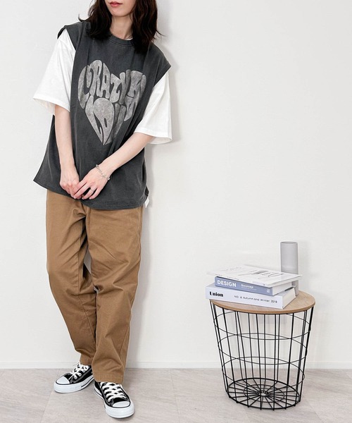 Ritzy(リッツィー)の「16/天竺 プリントノースリーブ レディース メンズ(Tシャツ/カットソー・メンズ・ブラック/モカ/ブラック系その他2/ブラウン系その他/ブラック系その他/ブラウン系その他2/その他/その他6/ブラック系その他3/ブラック系その他5/その他4/その他7/ブラック系その他4/ブラック系その他6/ブラック系1/その他8/その他1/その他2/その他3/その他5/ブラック系・LARGE/X-LARGE/MEDIUM/L/M/S/SMALL/XL)」の22枚目の写真