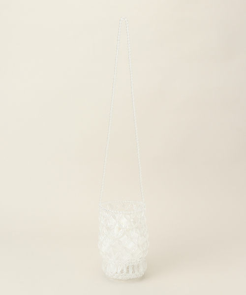 Spick & Span(スピックアンドスパン)の「Spick & Span ビーズバッグ(ショルダーバッグ・レディース・ホワイト・FREE)」の5枚目の写真