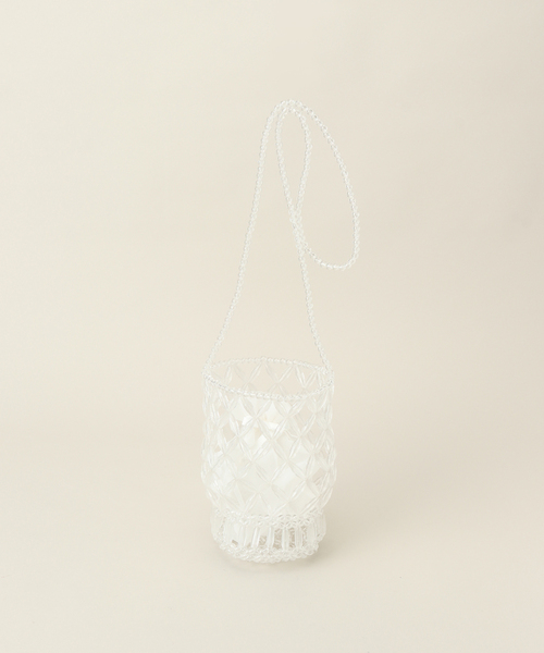 Spick & Span(スピックアンドスパン)の「Spick & Span ビーズバッグ(ショルダーバッグ・レディース・ホワイト・FREE)」の2枚目の写真