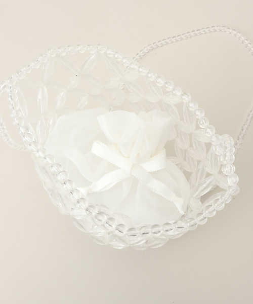 Spick & Span(スピックアンドスパン)の「Spick & Span ビーズバッグ(ショルダーバッグ・レディース・ホワイト・FREE)」の13枚目の写真