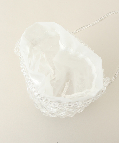 Spick & Span(スピックアンドスパン)の「Spick & Span ビーズバッグ(ショルダーバッグ・レディース・ホワイト・FREE)」の12枚目の写真