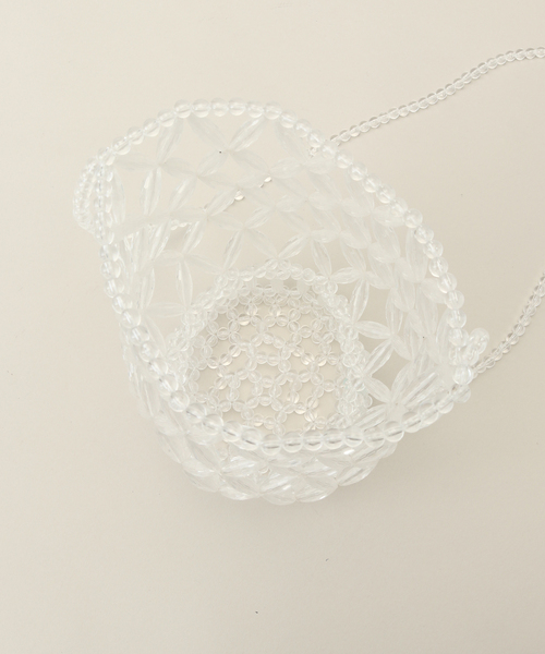 Spick & Span(スピックアンドスパン)の「Spick & Span ビーズバッグ(ショルダーバッグ・レディース・ホワイト・FREE)」の11枚目の写真