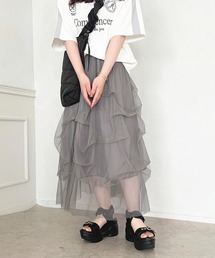 apres jour | デザインチュールスカート【ZOZOTOWN限定アイテム】(スカート)