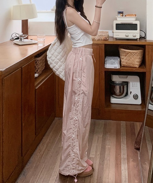 セール】旬なスポーティミックスが完成。配色パイピングカーゴパンツ