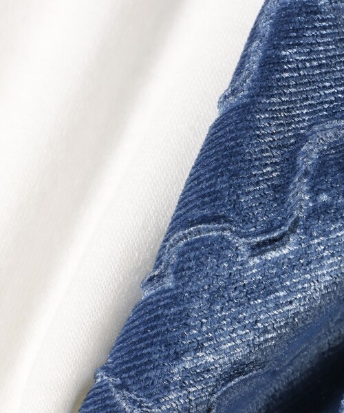 BEAMS HEART(ビームスハート)の「【2点セット】ベロアワンピース × ロングスリーブTシャツ(ワンピース・レディース・ブルー/ブラック・FREE)」の19枚目の写真