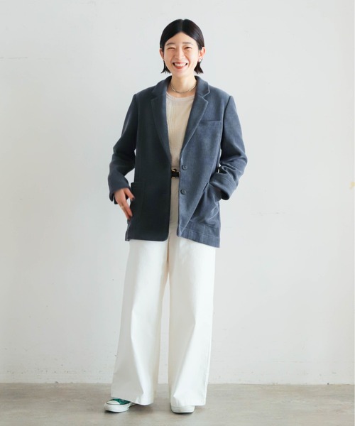 NOMBRE IMPAIR(ノンブルアンペール)の「ドビーストレッチシアー ラウンドネックP/O(Tシャツ/カットソー・レディース・ライトグレー/イエロー/アイボリー・FREE)」の20枚目の写真