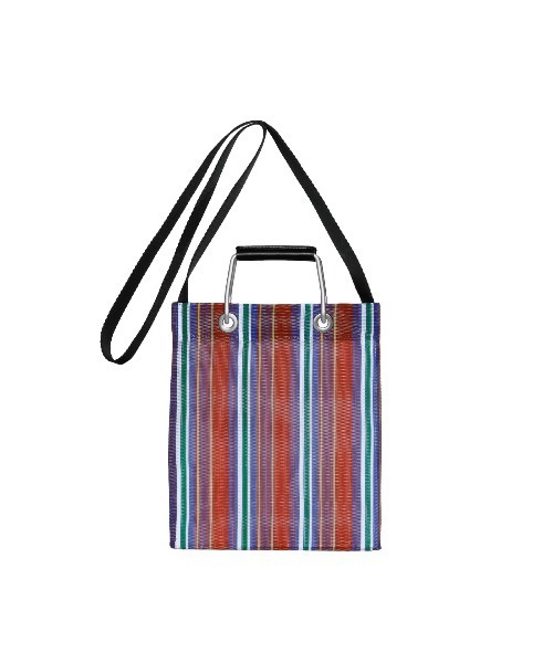 MARNI MARKET(マルニマーケット)の「ストライプミニショルダーバッグ(ショルダーバッグ・レディース・ヘネブラウン・FREE)」の2枚目の写真