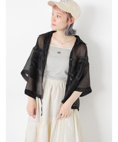 ehka sopo（エヘカソポ）の「◎カップ付キャミソール（キャミソール・レディース・ベージュ/オフホワイト/キナリ/ブラック・F）」の6枚目の写真