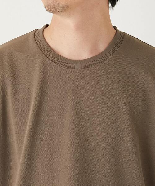 MEN'S MELROSE(メンズメルローズ)の「PARFECTEX強撚カノコフェイクレイヤードTシャツ(Tシャツ/カットソー・メンズ・ネイビー/チャコールグレー/ベージュ・4/2/3)」の8枚目の写真
