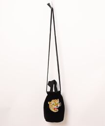 HOUSTON / VELVETEEN EFFECT BAG(TIGER /MAP) / 6874 / 6875