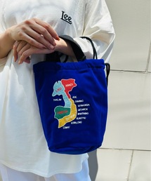 IO（イオ）（イオ）の「HOUSTON / VELVETEEN EFFECT BAG（TIGER /MAP） / 6874 / 6875（ショルダーバッグ）」