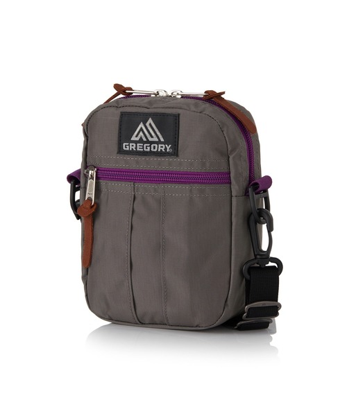GREGORY(グレゴリー)の「クイックポケットM QUICK POCKET M グレー/パープル(ショルダーバッグ・メンズ・グレー系その他・ONE SIZE)」の1枚目の写真