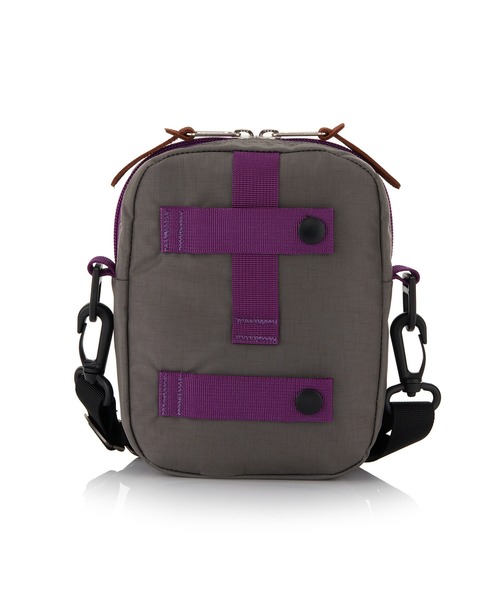 GREGORY(グレゴリー)の「クイックポケットM QUICK POCKET M グレー/パープル(ショルダーバッグ・メンズ・グレー系その他・ONE SIZE)」の4枚目の写真