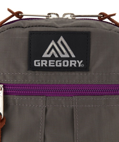 GREGORY(グレゴリー)の「クイックポケットM QUICK POCKET M グレー/パープル(ショルダーバッグ・メンズ・グレー系その他・ONE SIZE)」の6枚目の写真