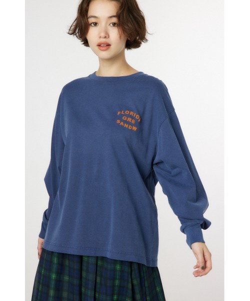 RODEO CROWNS WIDE BOWL(ロデオクラウンズワイドボウル)の「GOOD OLDアソートL/S Tシャツ(Tシャツ/カットソー・レディース・イエロー/ピンク/オフホワイト/ネイビー・FREE)」の2枚目の写真