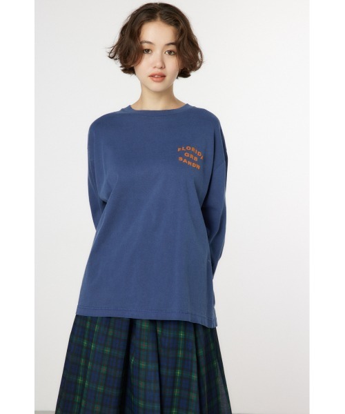 RODEO CROWNS WIDE BOWL(ロデオクラウンズワイドボウル)の「GOOD OLDアソートL/S Tシャツ(Tシャツ/カットソー・レディース・イエロー/ピンク/オフホワイト/ネイビー・FREE)」の5枚目の写真