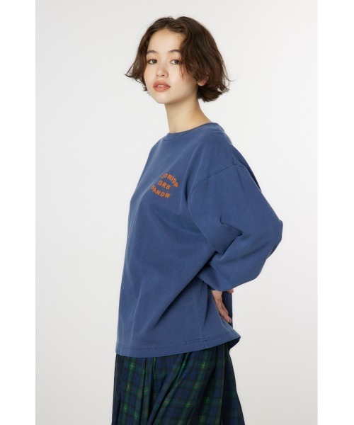 RODEO CROWNS WIDE BOWL(ロデオクラウンズワイドボウル)の「GOOD OLDアソートL/S Tシャツ(Tシャツ/カットソー・レディース・イエロー/ピンク/オフホワイト/ネイビー・FREE)」の7枚目の写真