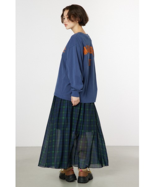 RODEO CROWNS WIDE BOWL(ロデオクラウンズワイドボウル)の「GOOD OLDアソートL/S Tシャツ(Tシャツ/カットソー・レディース・イエロー/ピンク/オフホワイト/ネイビー・FREE)」の9枚目の写真