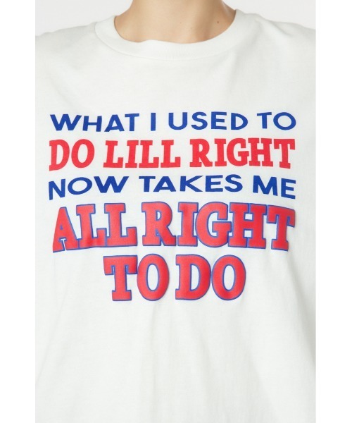 RODEO CROWNS WIDE BOWL(ロデオクラウンズワイドボウル)の「GOOD OLDアソートL/S Tシャツ(Tシャツ/カットソー・レディース・イエロー/ピンク/オフホワイト/ネイビー・FREE)」の17枚目の写真