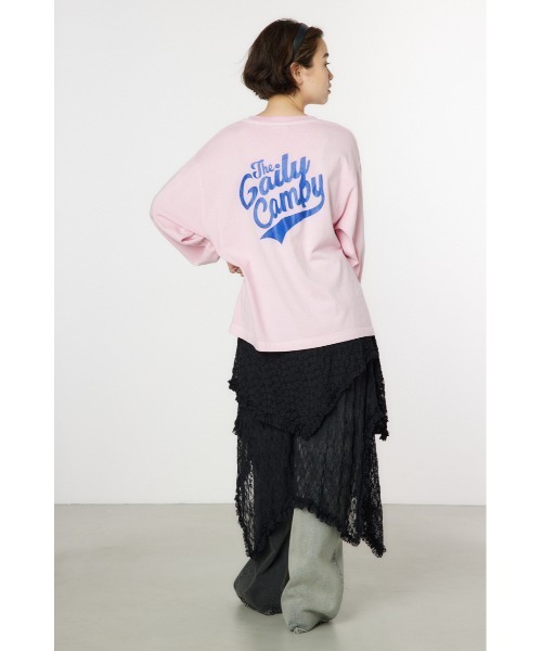 RODEO CROWNS WIDE BOWL(ロデオクラウンズワイドボウル)の「GOOD OLDアソートL/S Tシャツ(Tシャツ/カットソー・レディース・イエロー/ピンク/オフホワイト/ネイビー・FREE)」の22枚目の写真