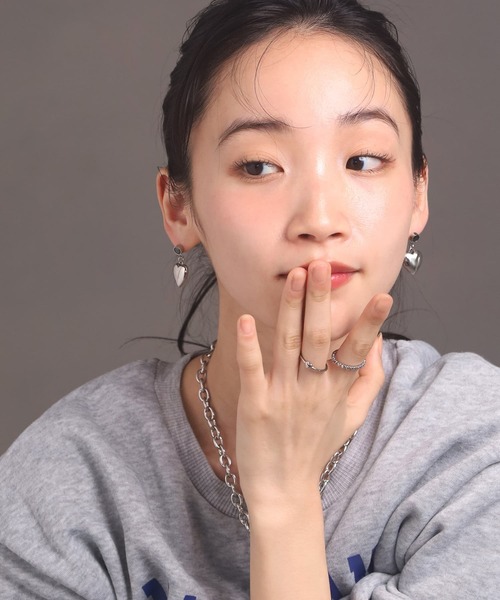 LHME（エルエイチエムイー）の「【WEB限定】“Moment”プチハートリング/サージカルステンレス（金属アレルギー対応）【LHME / エルエイチエムイー】（リング・レディース・ゴールド/シルバー・2号/3号/13号/11号）」の10枚目の写真