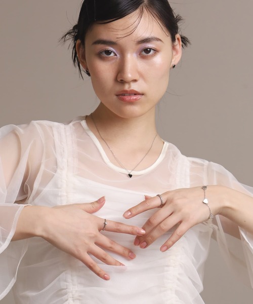 LHME（エルエイチエムイー）の「【WEB限定】“Moment”プチハートリング/サージカルステンレス（金属アレルギー対応）【LHME / エルエイチエムイー】（リング・レディース・ゴールド/シルバー・2号/3号/13号/11号）」の14枚目の写真